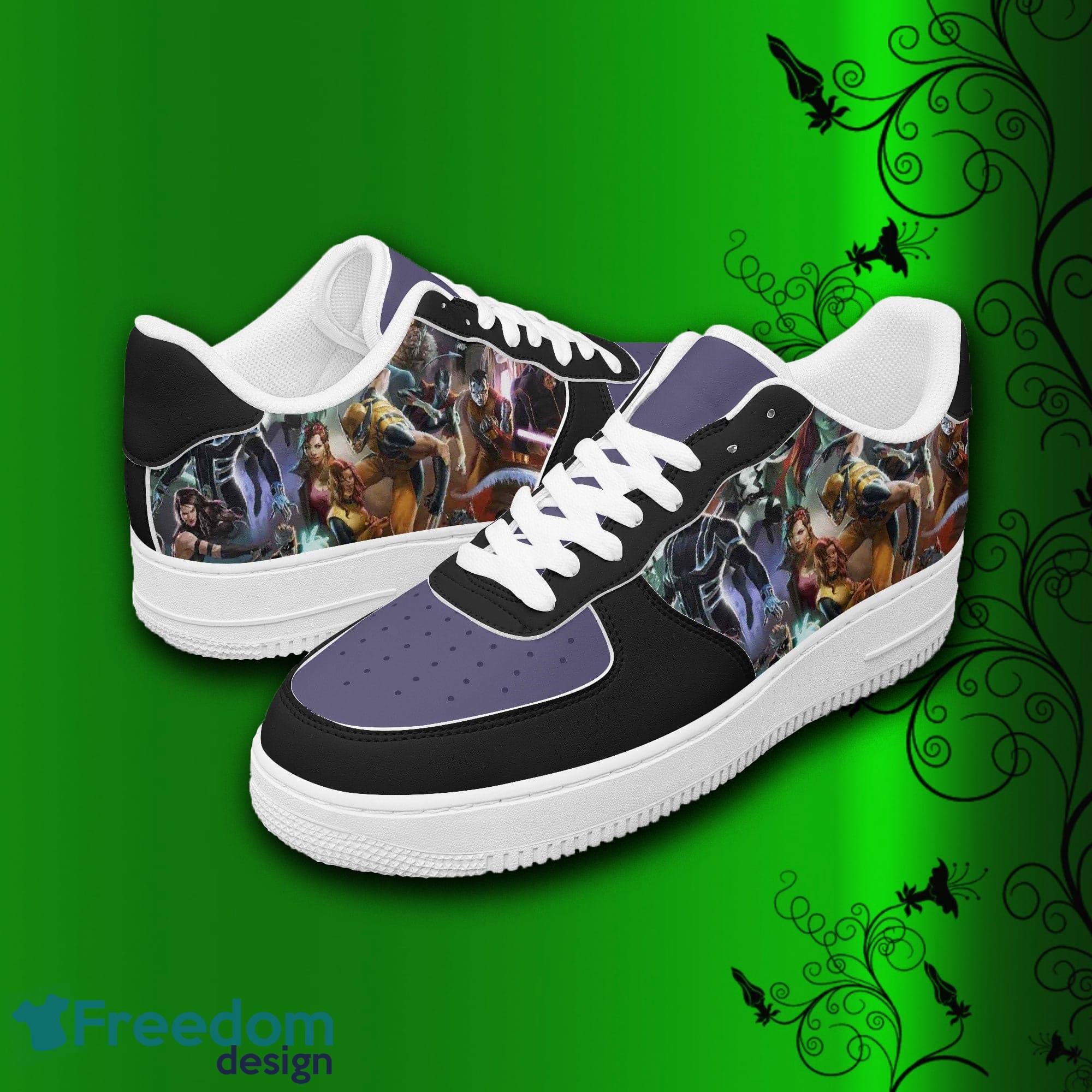 Xmen Xmen Air Force Shoes Printed Unisex For Men And Women Gift - X-men Shoes, X-men sneakers, Avengers leather low tops for men, women, kids, unisex birthday gift, Christmas_1