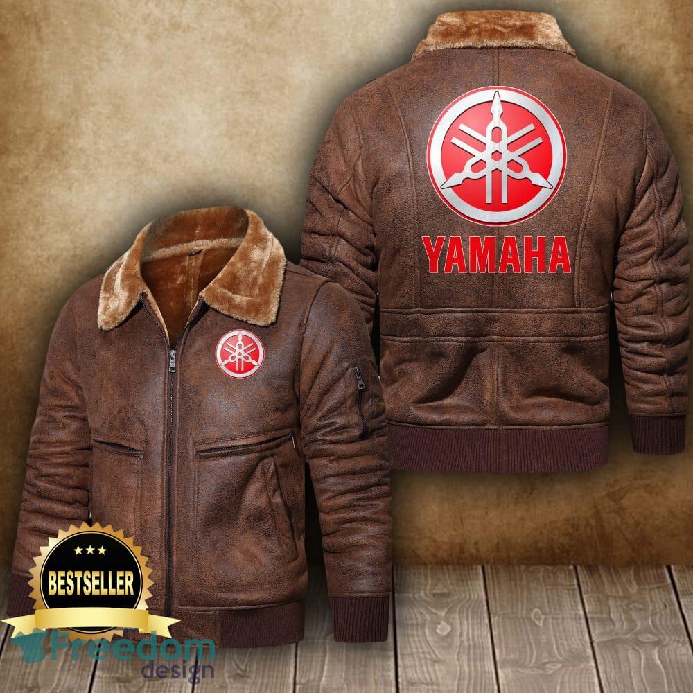 Yamaha Car Leather Jacket Print Men And Women For Fans Gift - Yamaha Car Leather Jacket _3