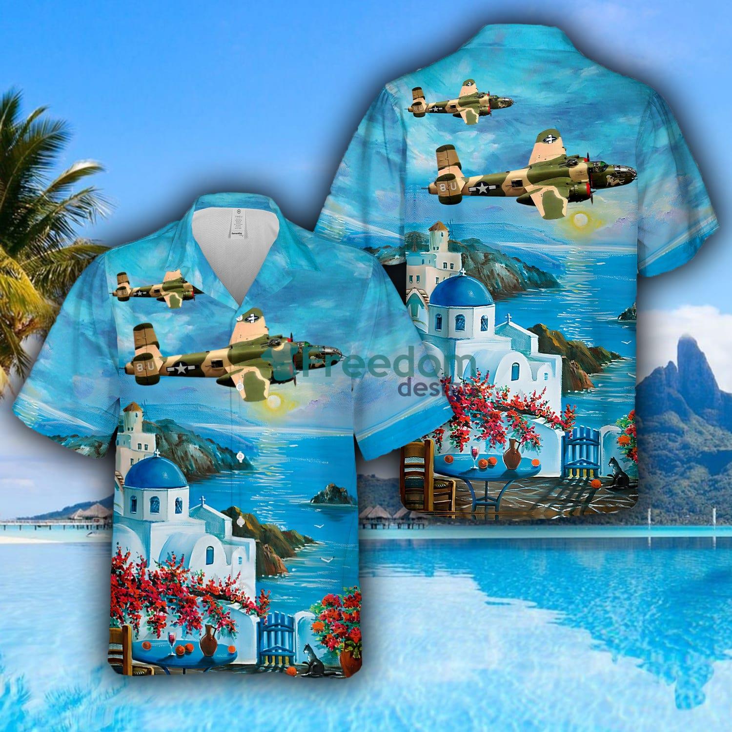 Yellow Rose North American B-25 Mitchell WW2 Hawaiian Shirt For Men And Women - Yellow Rose North American B-25 Mitchell WW2 Hawaiian Shirt For Men And Women