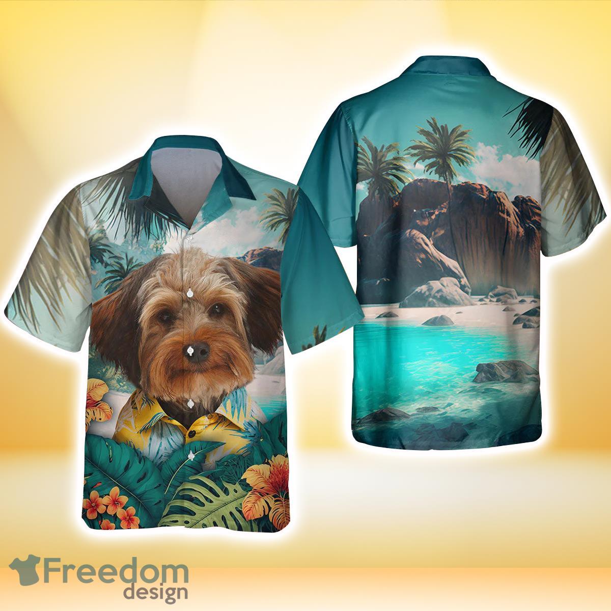 Yorkipoo All Printed 3D Hawaiian Shirt For Dog Lover Product Photo 2