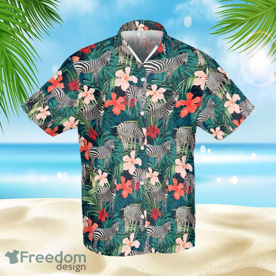 Zebra, love Zebra Beach Shirt, funny Zebra Summer Style 1 Hawaiian Shirt - Zebra Hawaiian Shirt, love  Zebra Beach Shirt, funny  Zebra Summer Shirt, Summer Party Shirt, Zebra Summer Vacation Shirt Gift TD-1226-NSRA_2