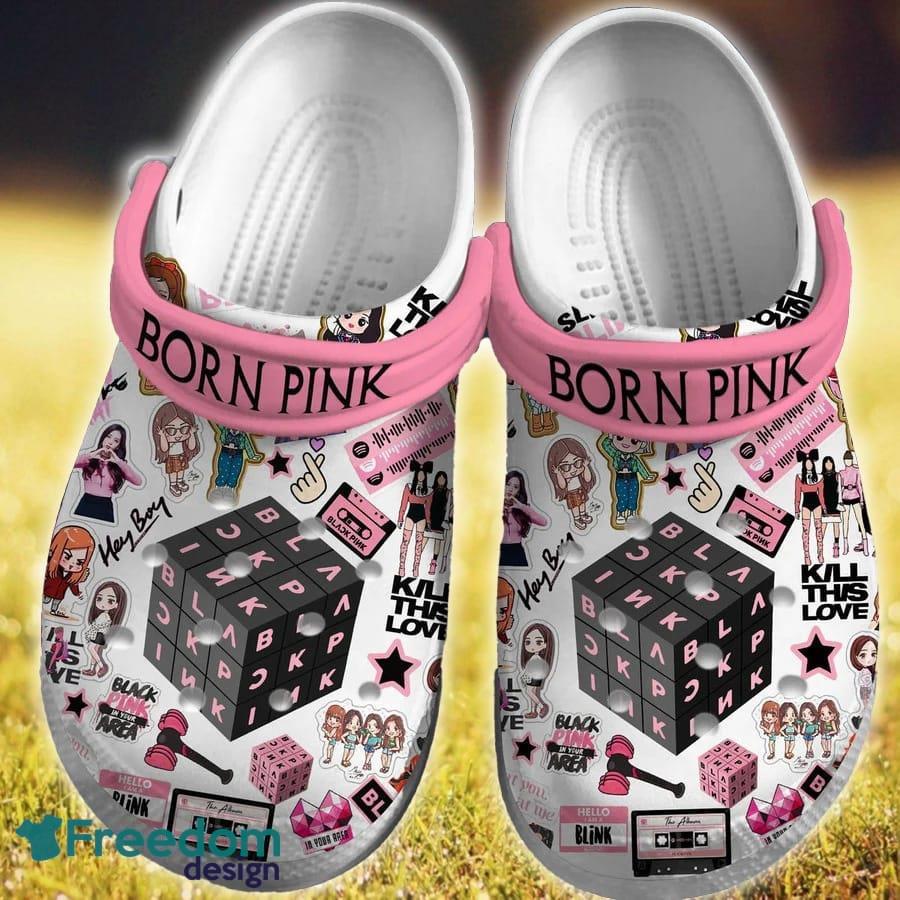 7th ANNIVERSARY BlackPink 2023 Fans Fashionable Clog Shoes For Men Women - 7th ANNIVERSARY BlackPink 2023 Style 7 Clog Shoes For Men Women