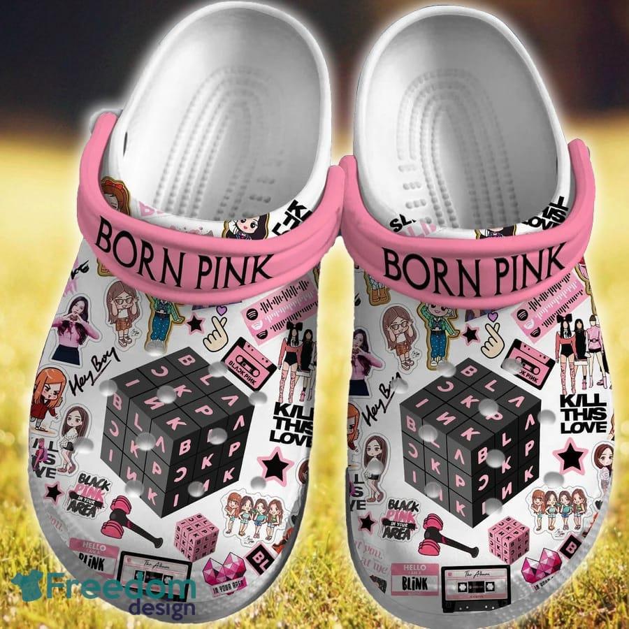 7th ANNIVERSARY BlackPink 2023 Fashionable Clog Shoes For Men Women - 7th ANNIVERSARY BlackPink 2023 Style 7 Clog Shoes For Men Women