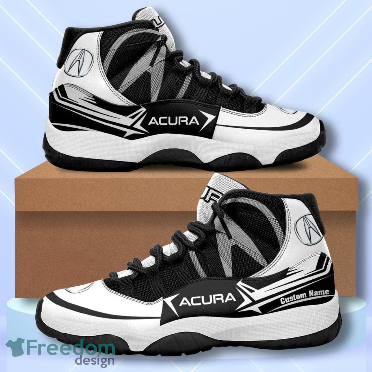 Acura Custom Name Air Jordan 11  Sneakers Vintage Shoes Product Photo 1