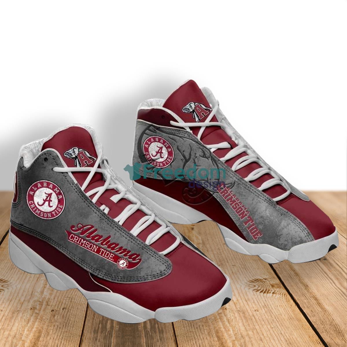 Alabama Crimson Tide Football Team Air Jordan 13 Shoes For Fans Product Photo 1