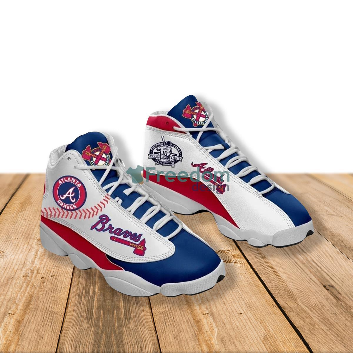 Alanta Braves Football Team Air Jordan 13 Shoes Product Photo 1