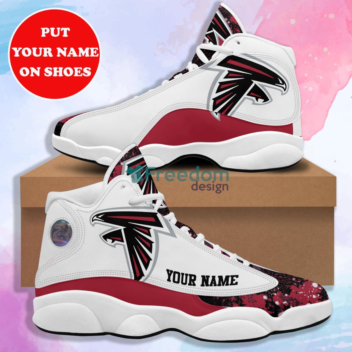 Alanta Falcons Football Team Hot Custom Name Air Jordan 13 Sneaker Product Photo 1