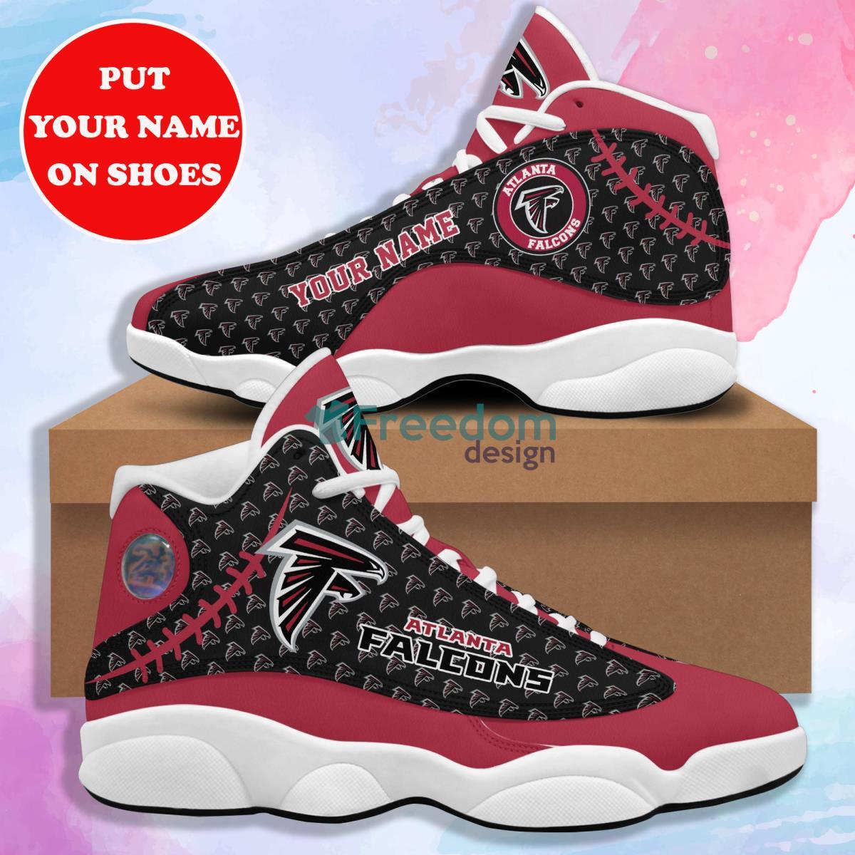 Alanta Falcons Football Team Hot Design Custom Name Air Jordan 13 Sneaker Product Photo 1