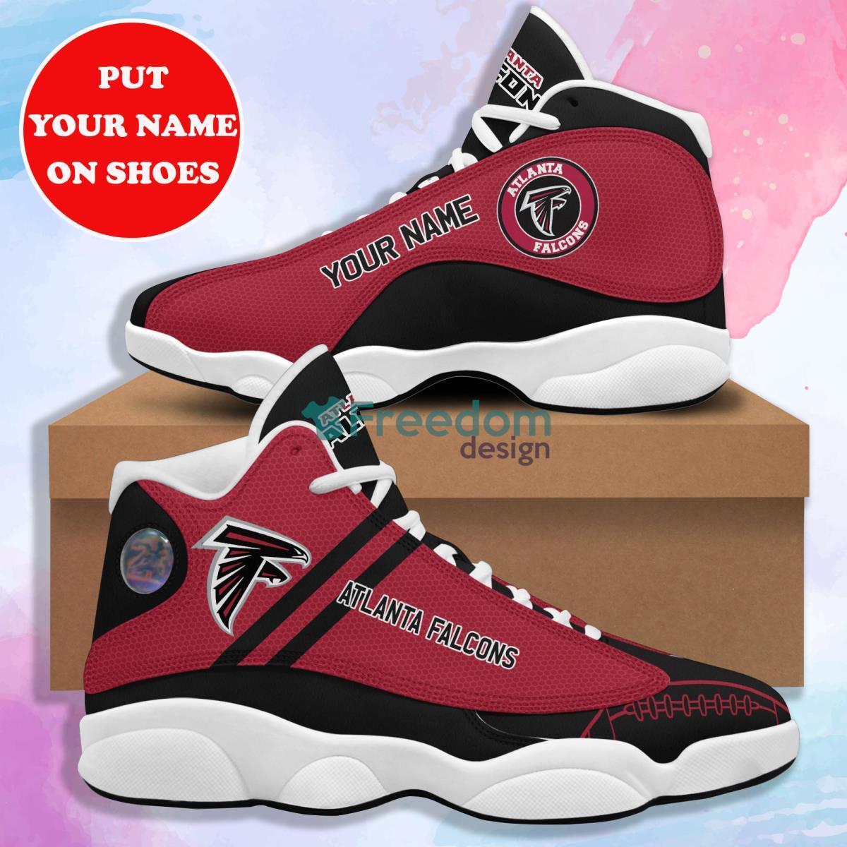 Alanta Falcons Football Team Style Custom Name Air Jordan 13 Sneaker Product Photo 1
