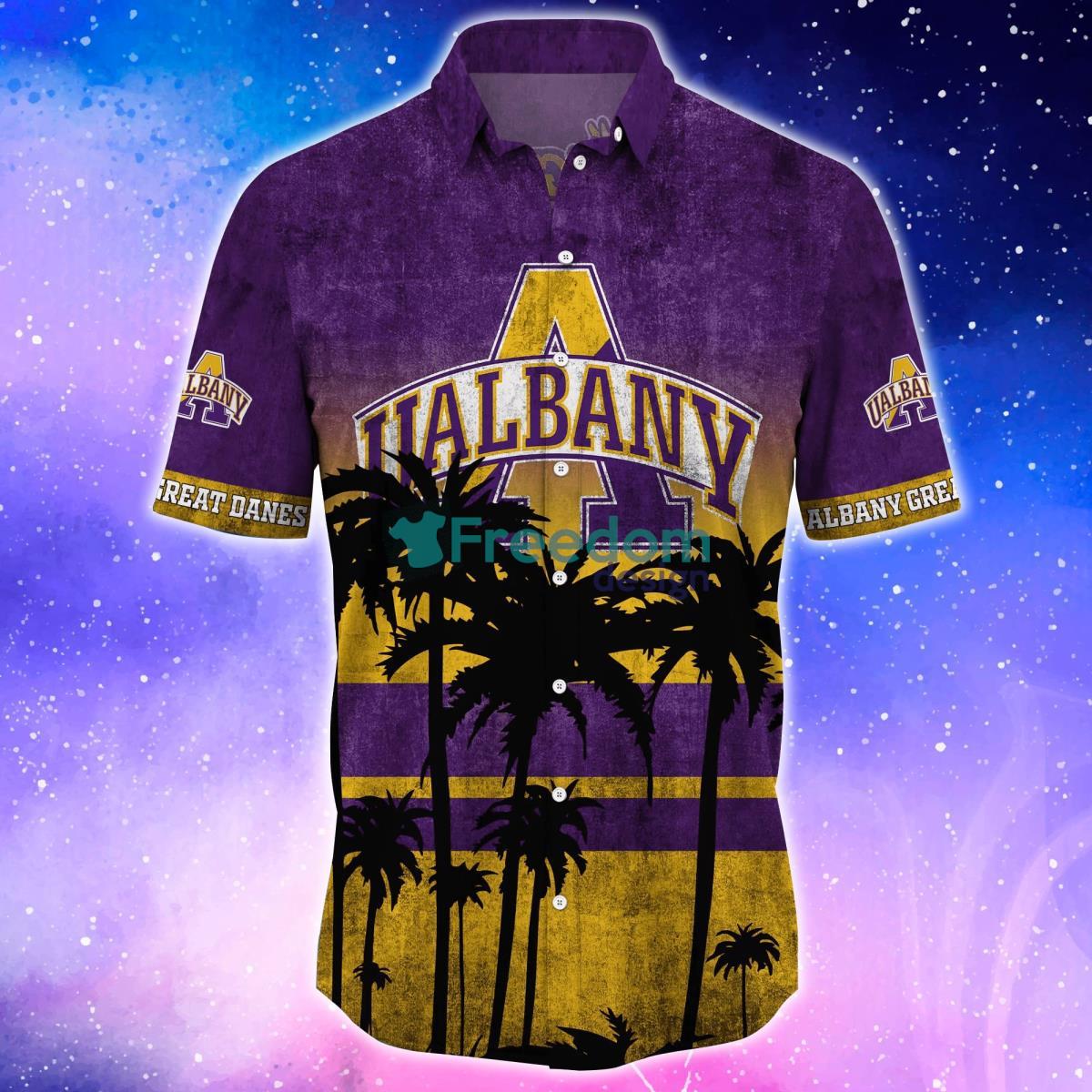Albany Great Danes Trending Hawaiian Shirt And Shorts For Fans Product Photo 2