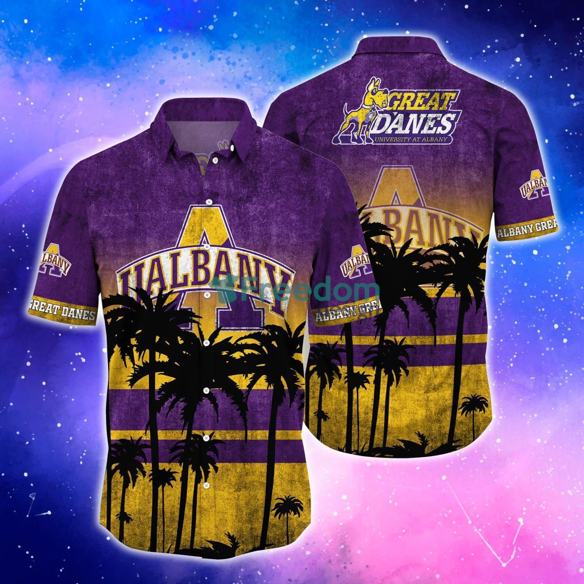 Albany Great Danes Trending Hawaiian Shirt And Shorts For Fans Product Photo 1
