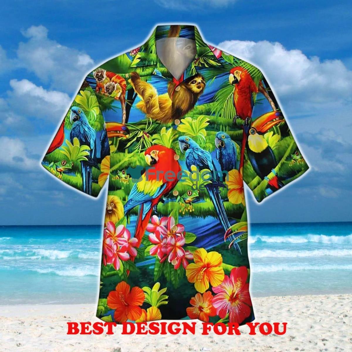 3D All Over Printed H-E-B Short Sleeve Summer Gift Hawaiian Shirt