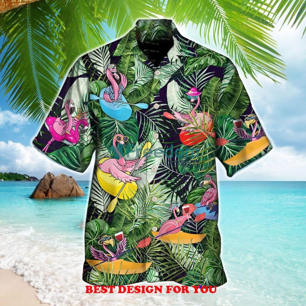 Parrot Funny Parrot Pirates In The Ocean Hawaiian Shirt - Trendy