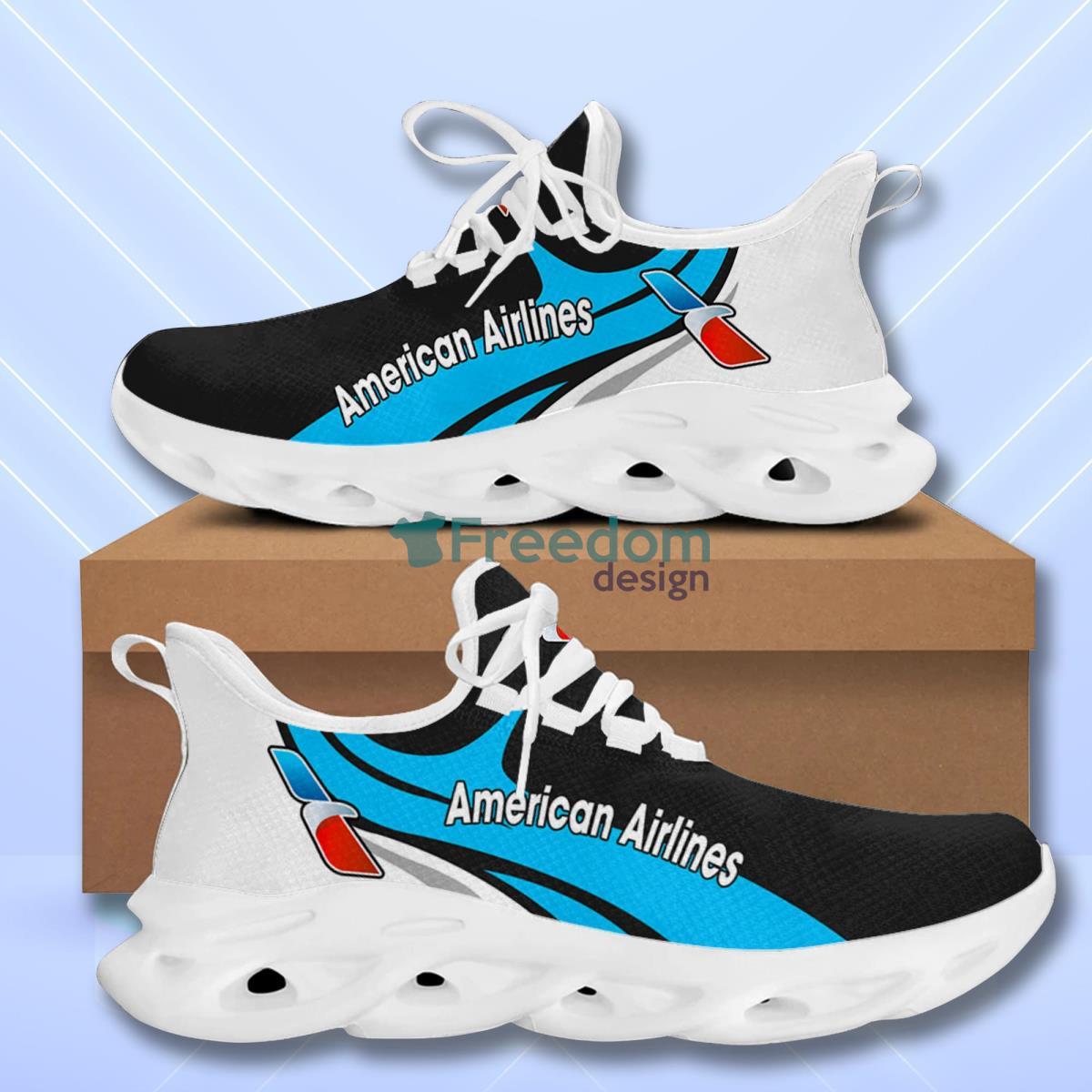 American Airlines Max Soul Shoes New Design Best Gift For Men Women Product Photo 2