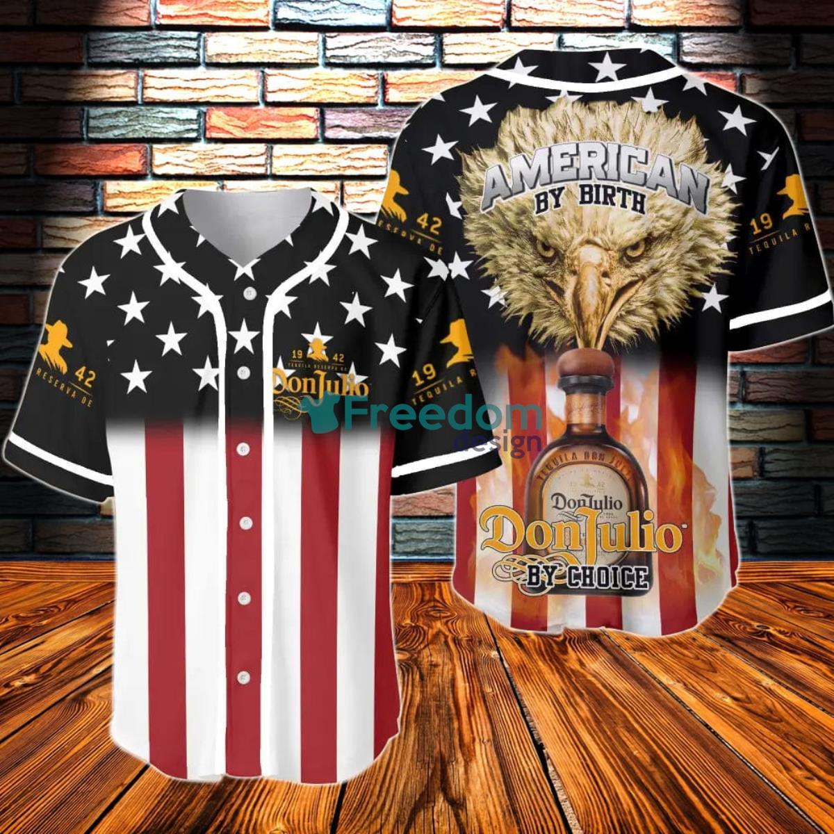 American By Birth Don Julio By Choice Baseball Jersey Product Photo 1