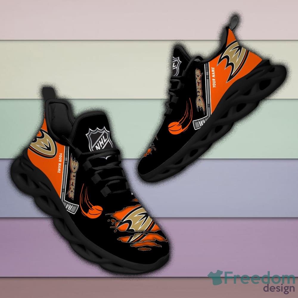 Anaheim Ducks Custom Name Max Soul Sneakers Men And Women Running