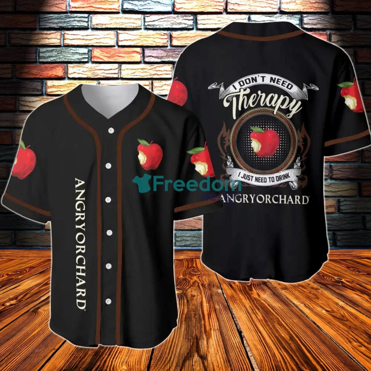 Angry Orchard Therapy Baseball Jersey Product Photo 1