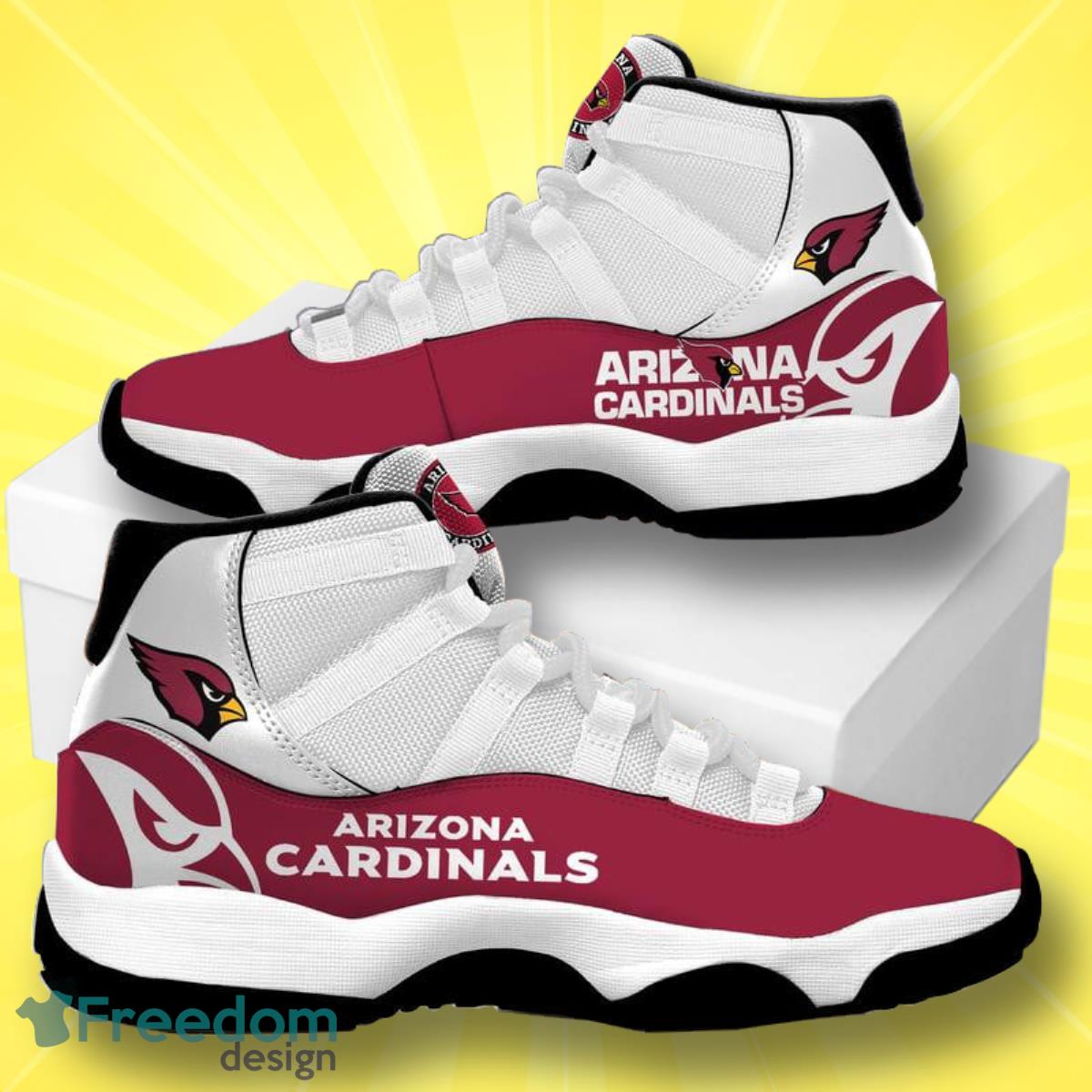 Arizona Cardinals Football Team Air Jordan 11 Best Sneakers For Men Women Fans Product Photo 1