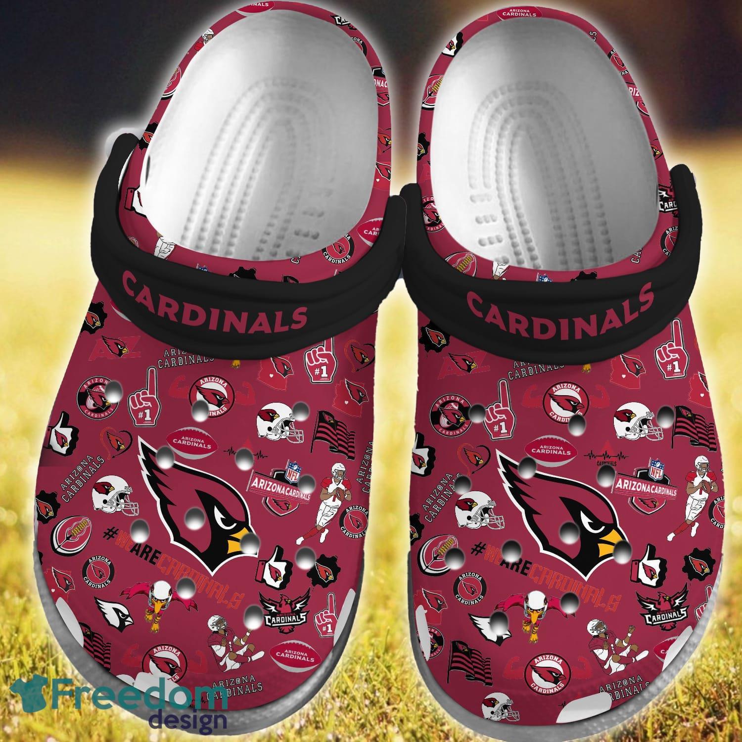 Arizona Cardinals NFL Heel Clog Shoes For Men Women - Freedomdesign