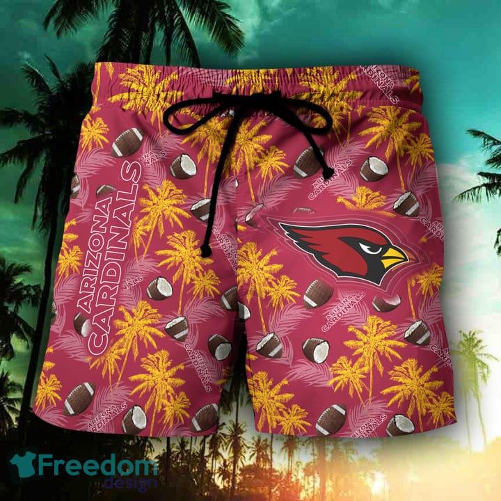 Personalized Arizona Cardinals NFL Summer Hawaiian Shirt And Shorts