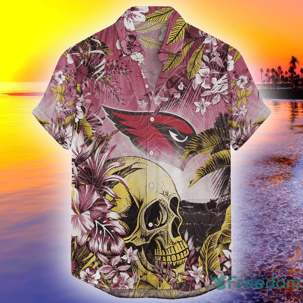 Arizona Cardinals NFL Flower Logo Colorful Hawaiian Shirt - Freedomdesign