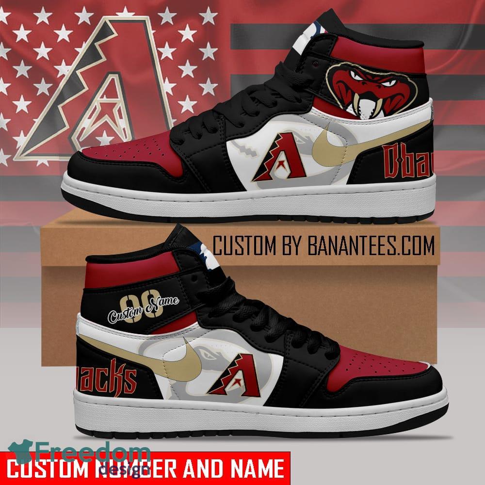 Arizona Diamondbacks Mix Jerseys MLB Max Soul Shoes Custom Name For Men And  Women Running Sneakers - Freedomdesign