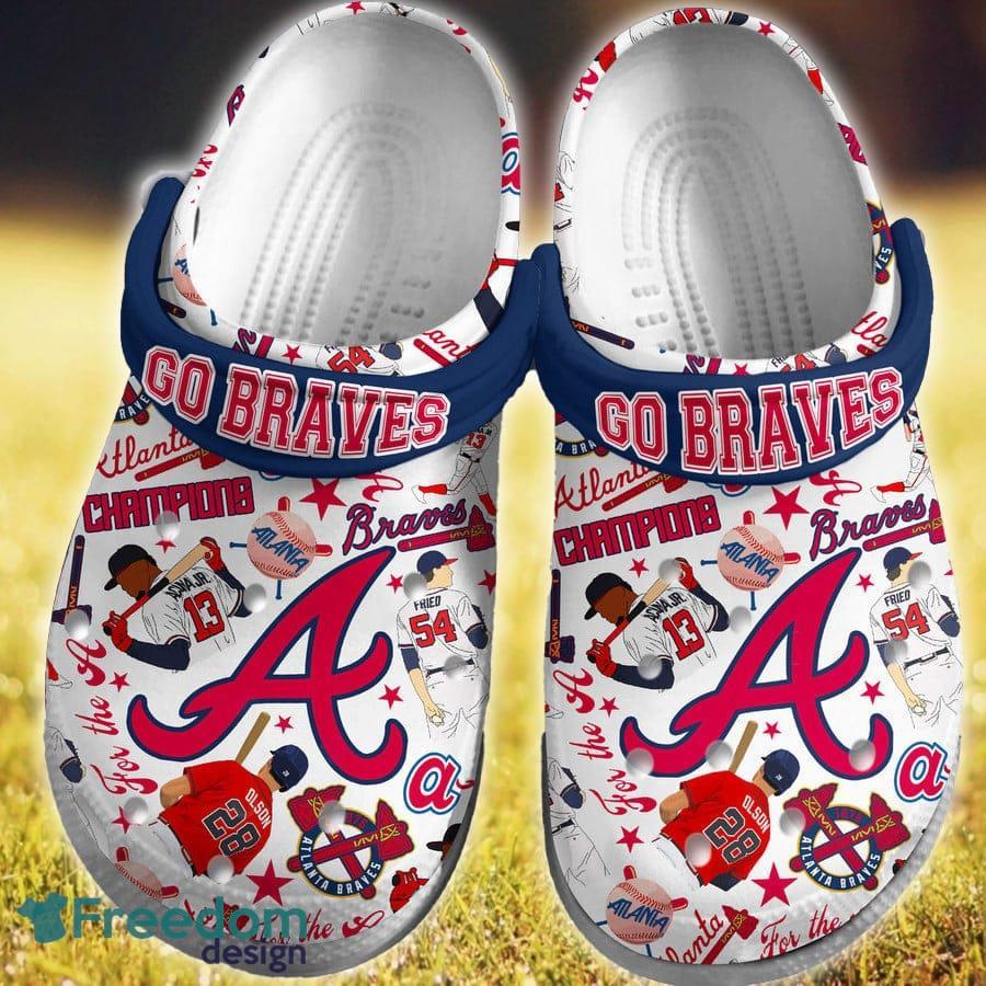 ATLANTA BRAVES Movement Clog Shoes For Men Women - ATLANTA BRAVES PREMIUM Style 9 Clog Shoes For Men Women
