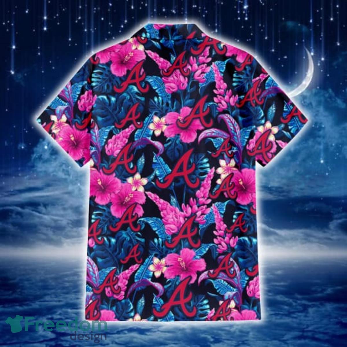 Atlanta Braves MLB Flower Hawaiian Shirt Ideal Gift For Fans - Freedomdesign