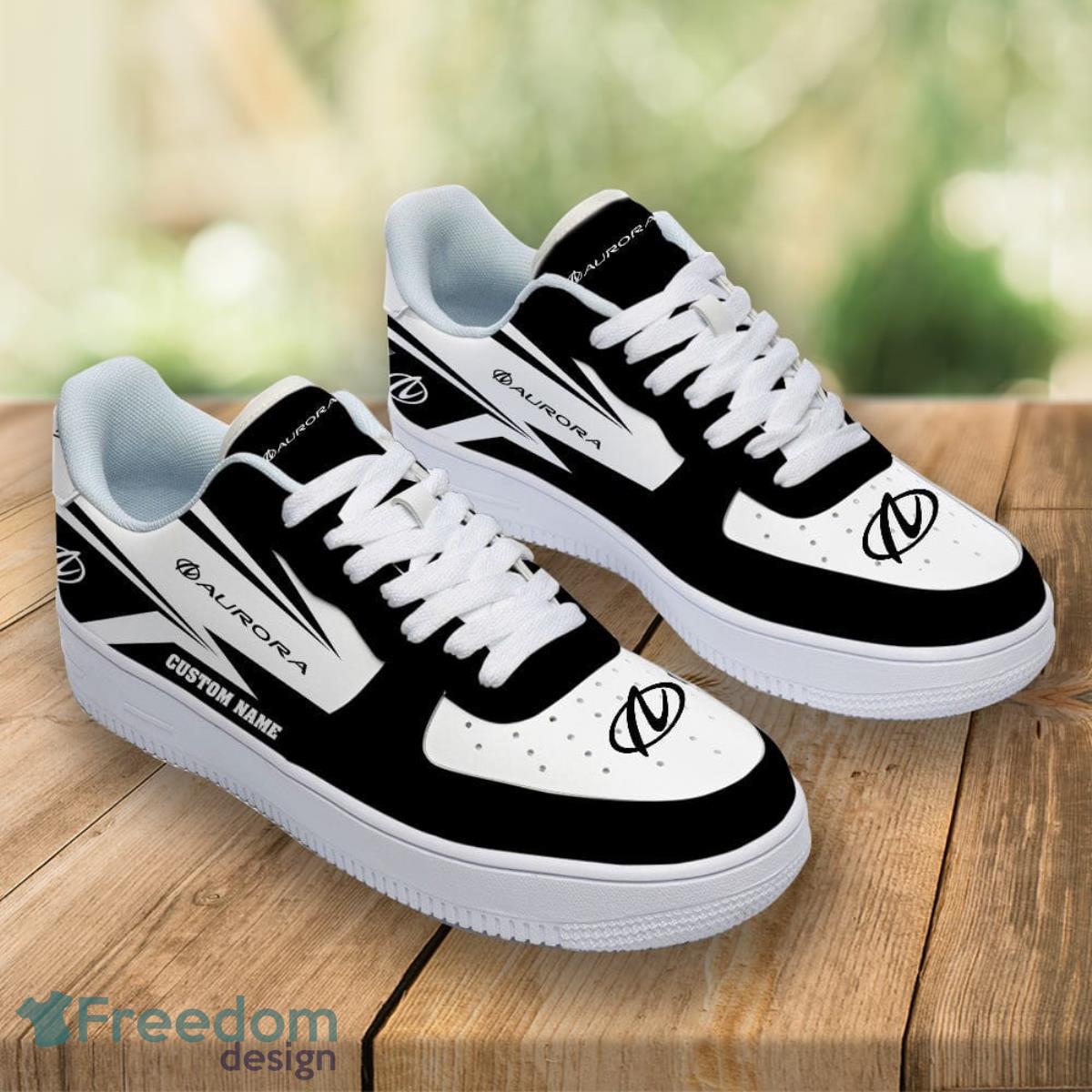 Aurora Custom Name Air Force Shoes Sport Sneakers For Men Women Product Photo 2