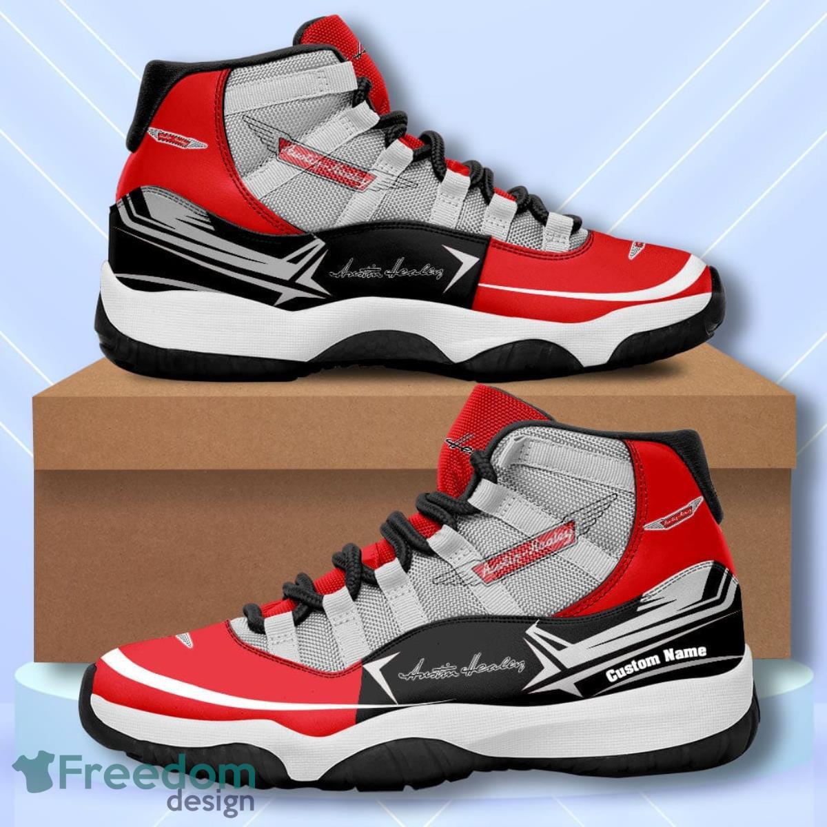 Austin Healey Custom Name Air Jordan 11  Sneakers Vintage Shoes Product Photo 1