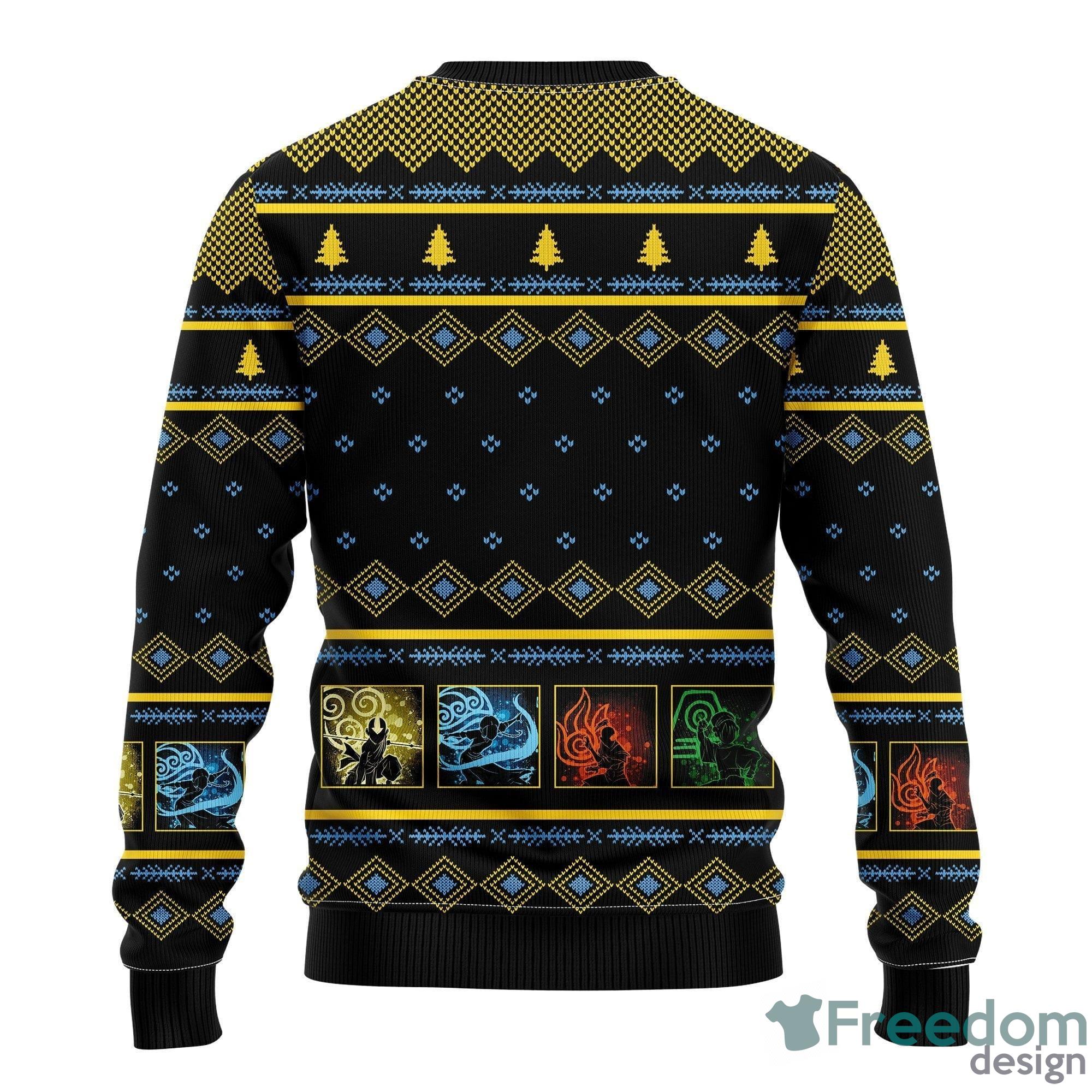 Avatar Last Airbender Thanksgiving Women Mens Ugly Christmas Sweater -  Freedomdesign