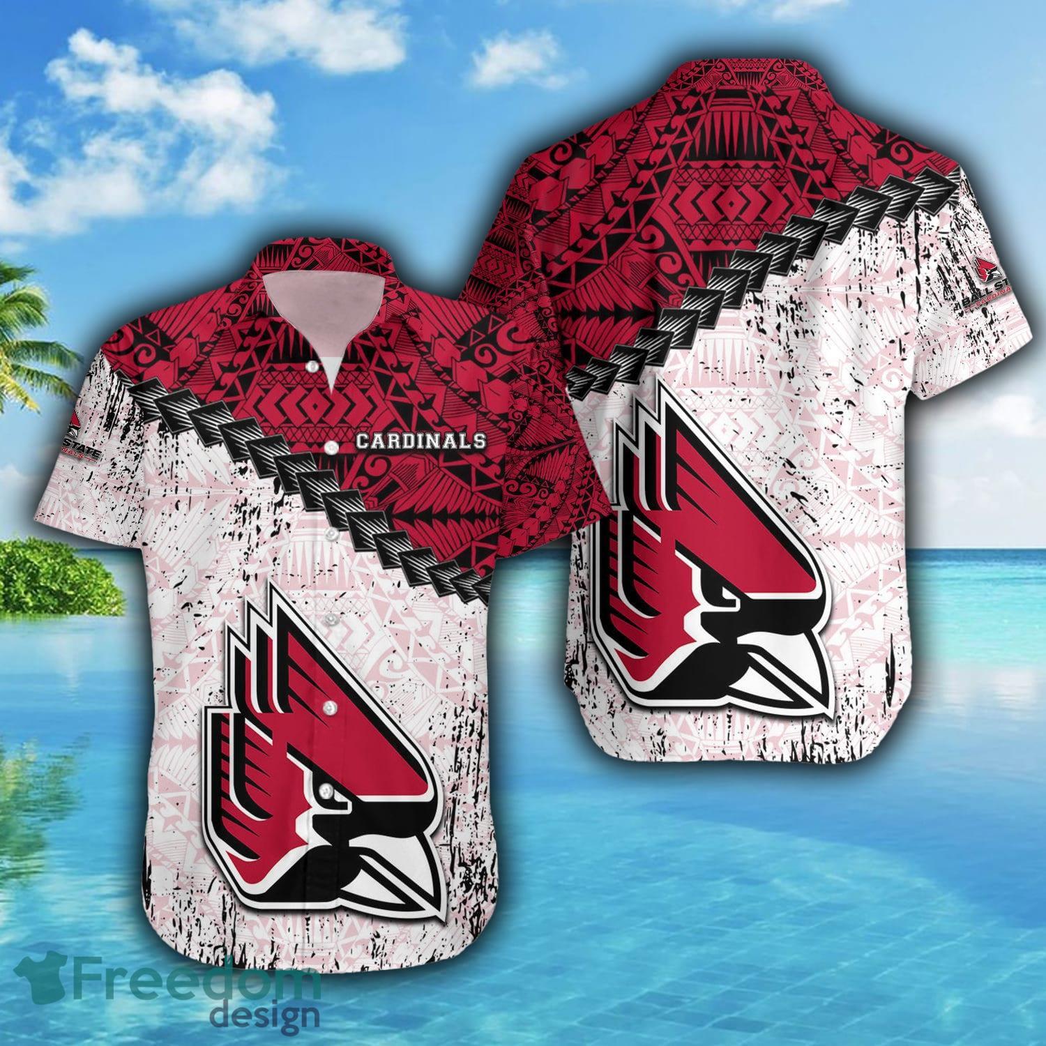 Louisville Cardinals 3D Hawaiian Shirt Grunge Polynesian TattooNCAA Summer  Beach For Fans Gift - Freedomdesign