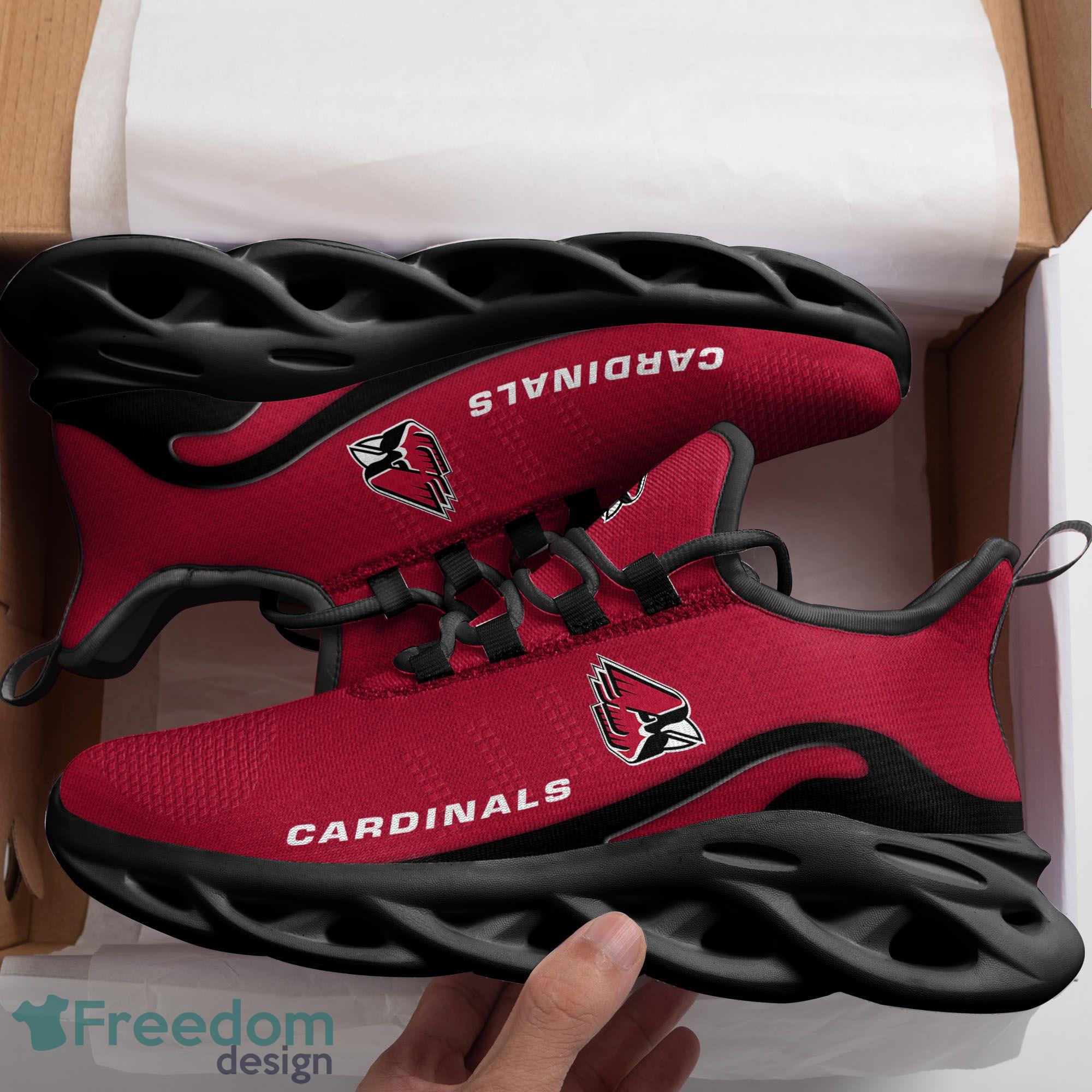 Louisville Cardinals Logo Torn Running Sneaker Max Soul Shoes In Red Gift  For Men And Women - Banantees