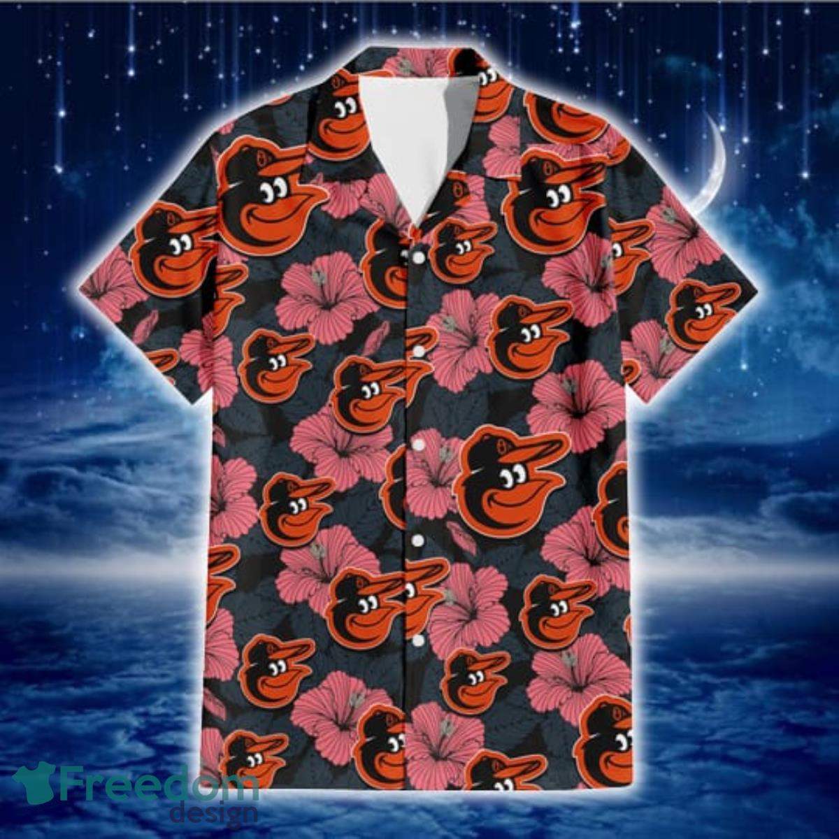 Baltimore Orioles Logo Orioles Hawaiian Shirt Mlb Hawaiian Shirt - Shibtee  Clothing