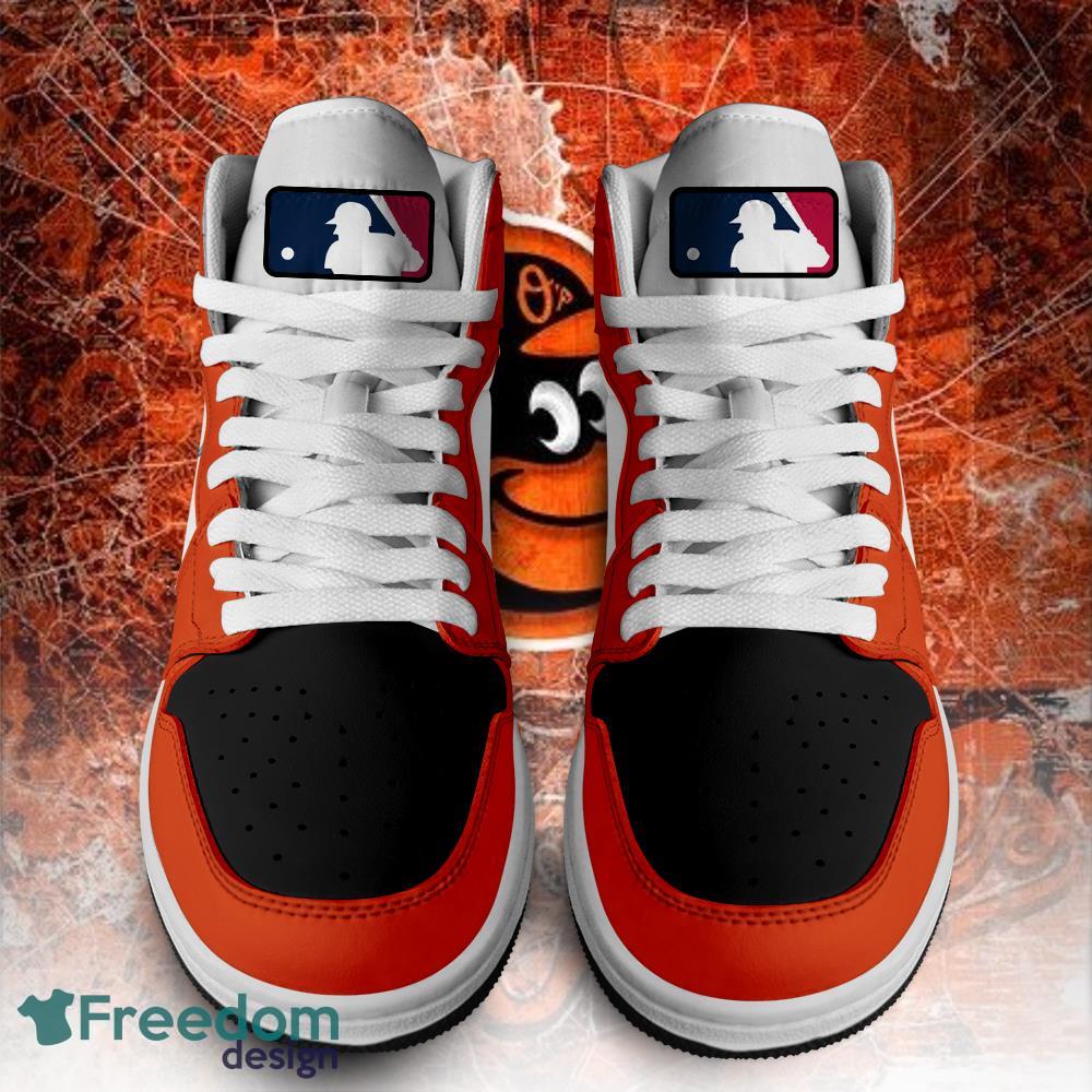 Custom MLB Baltimore Orioles Nike Logo Jordan 1 High - Reallgraphics