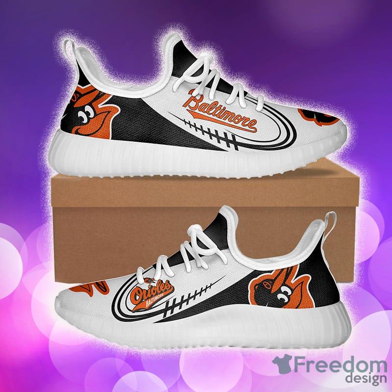 Baltimore Orioles Running Sneakers Yeezy Shoes Gift For Men And Women Fans - Sneaker Low_2