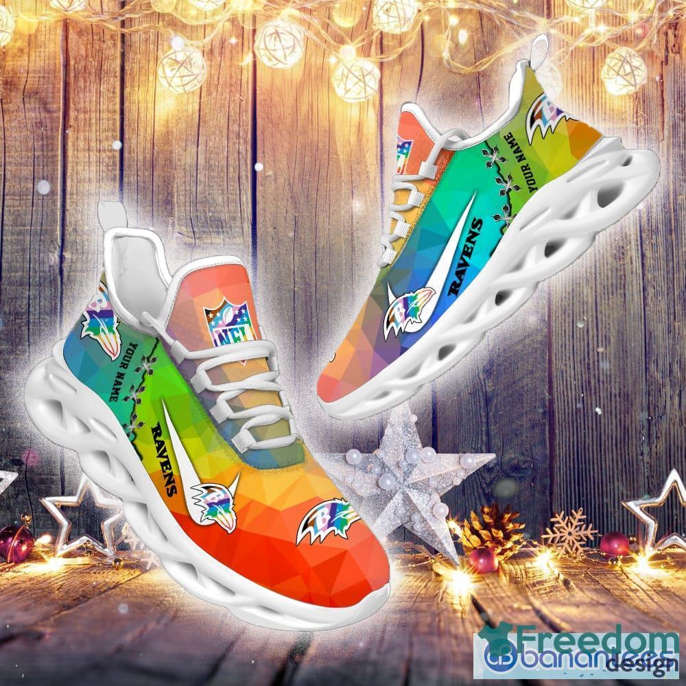 Cleveland Browns NFL Unique Sneaker Max Soul Shoes - Freedomdesign