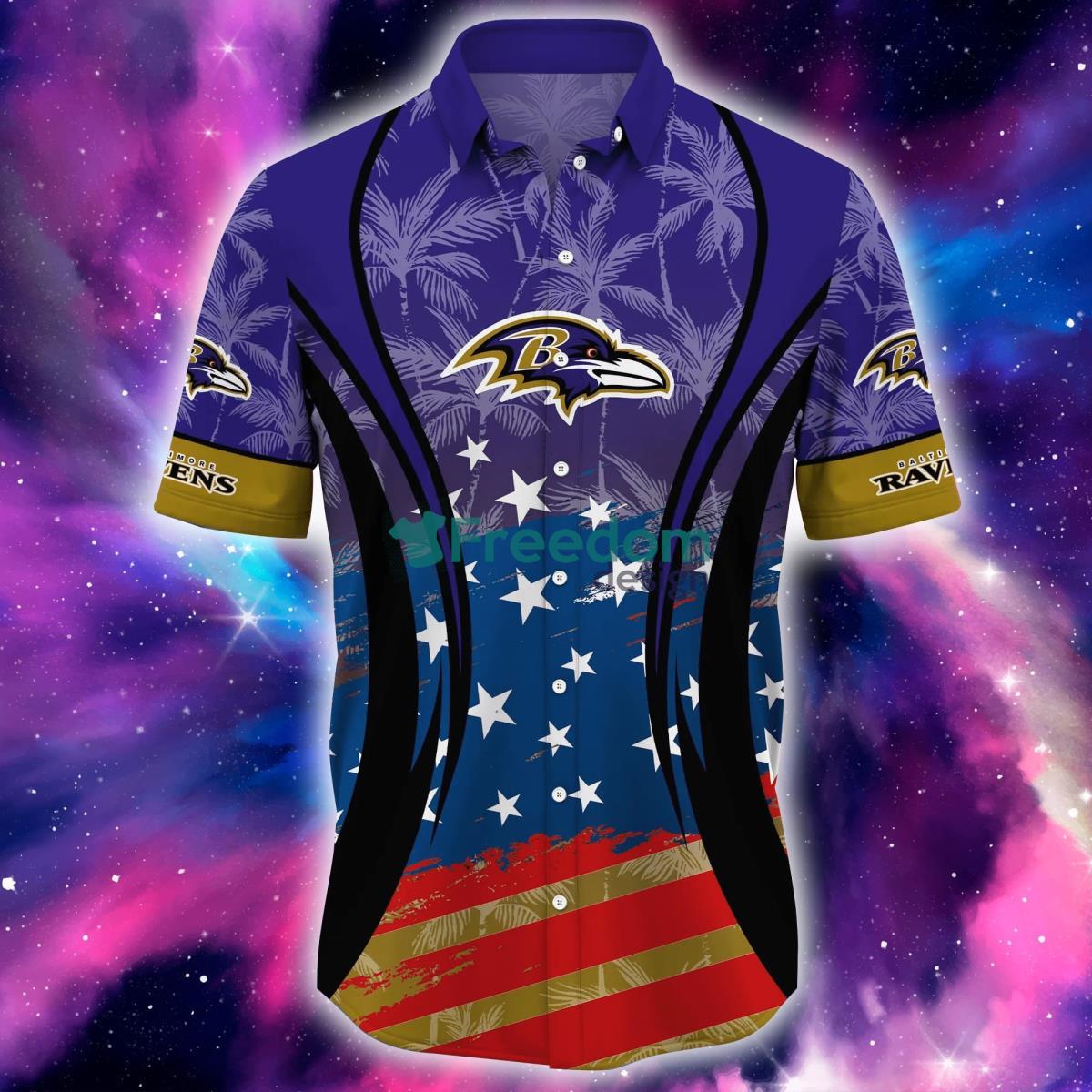 Baltimore Ravens Hawaiian Shirt Button-Up Shirt - Unique Trending