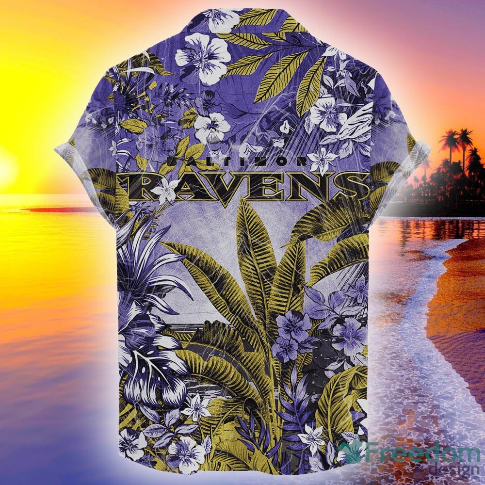 Baltimore Ravens Design 4 Beach Hawaiian Shirt Men And Women For