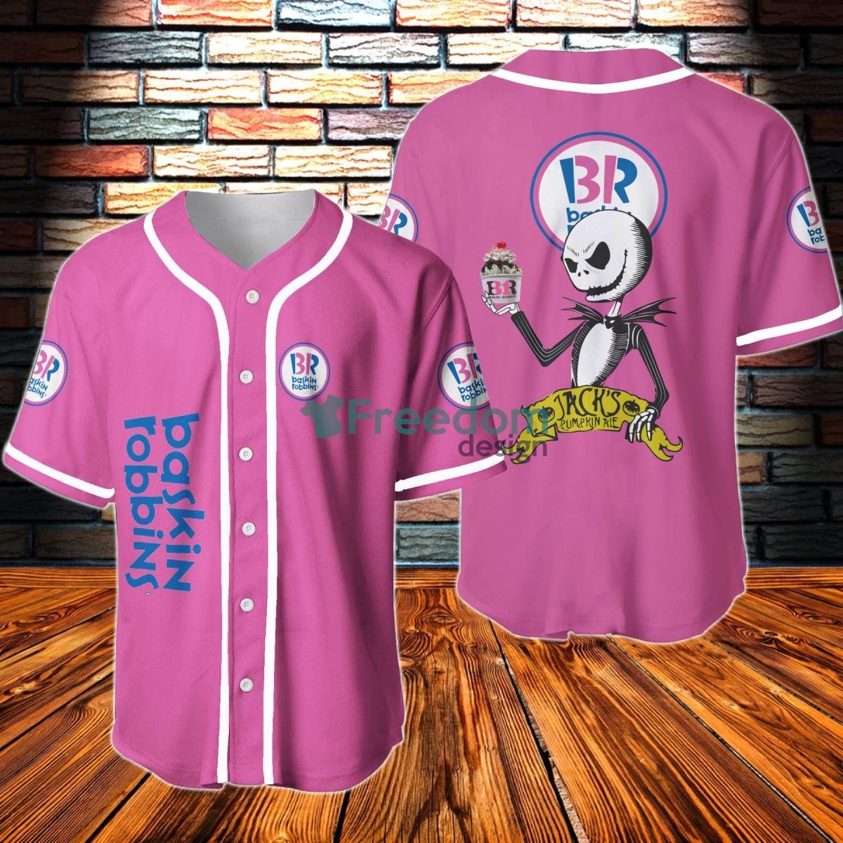 Jack Skellington Nightmare Before Taco Bell Baseball Jersey