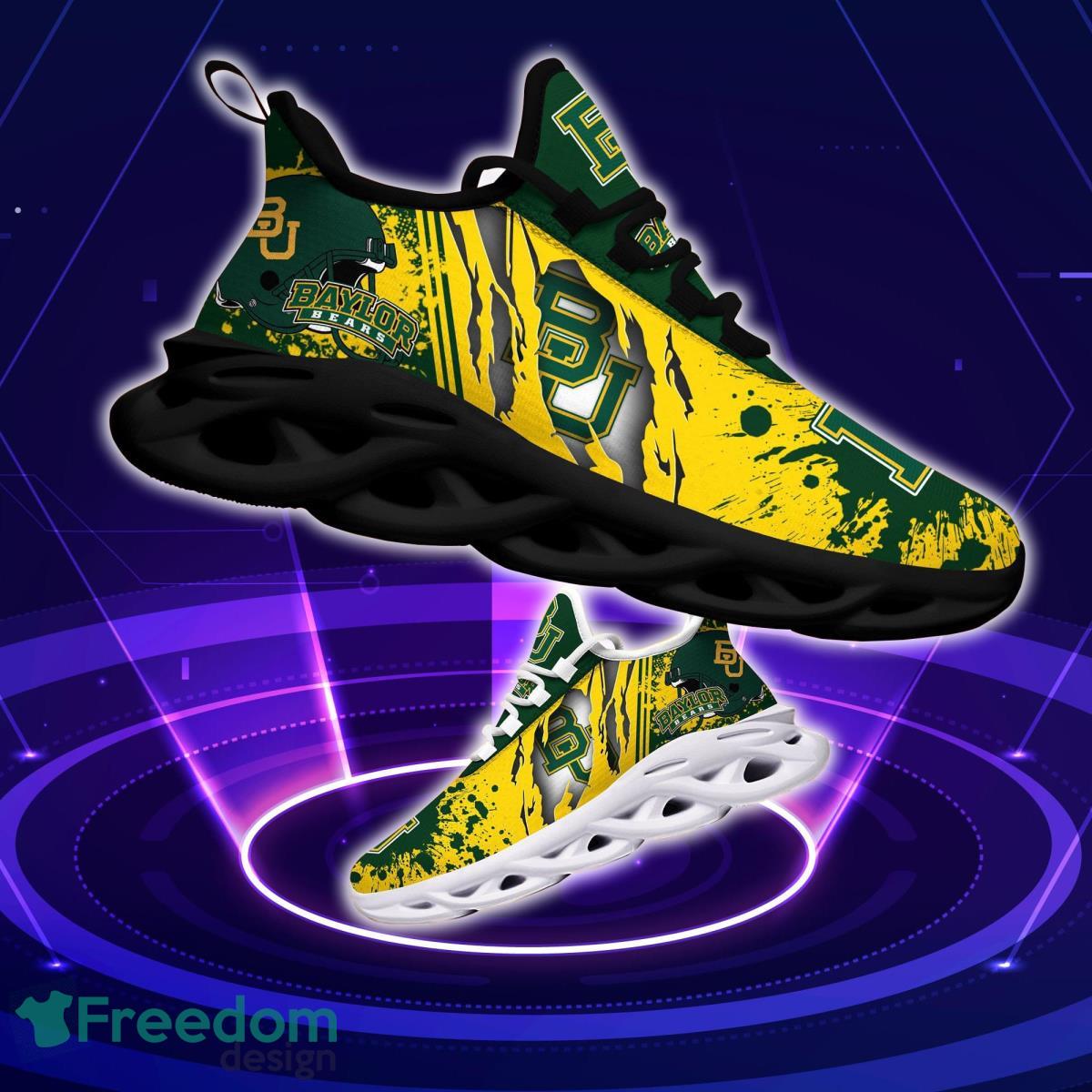 Baylor Bears Logo Torn And Splatter Background Max Soul Shoes Best Sneakers For Fans Product Photo 1