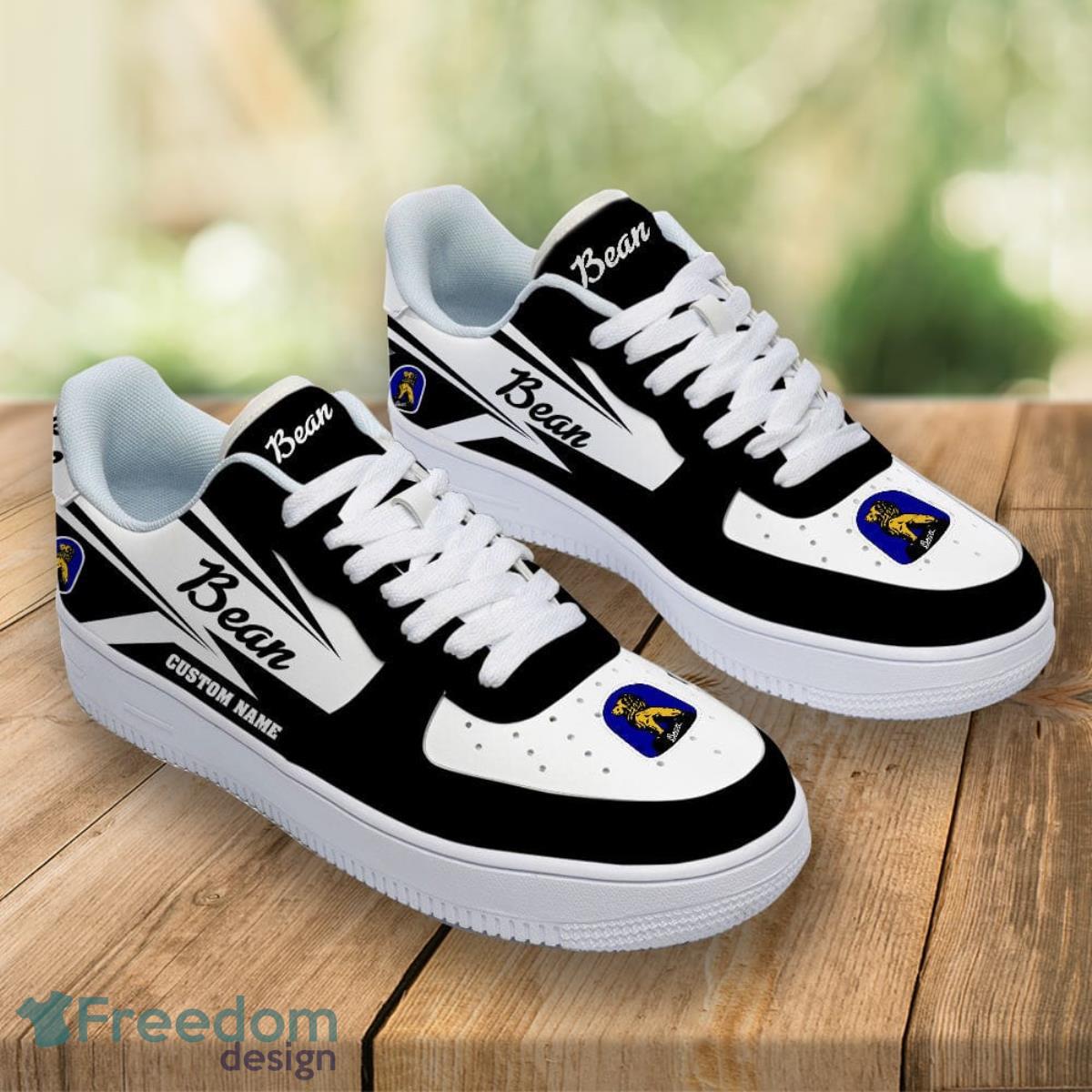 Bean Custom Name Air Force Shoes Sport Sneakers For Men Women Product Photo 2