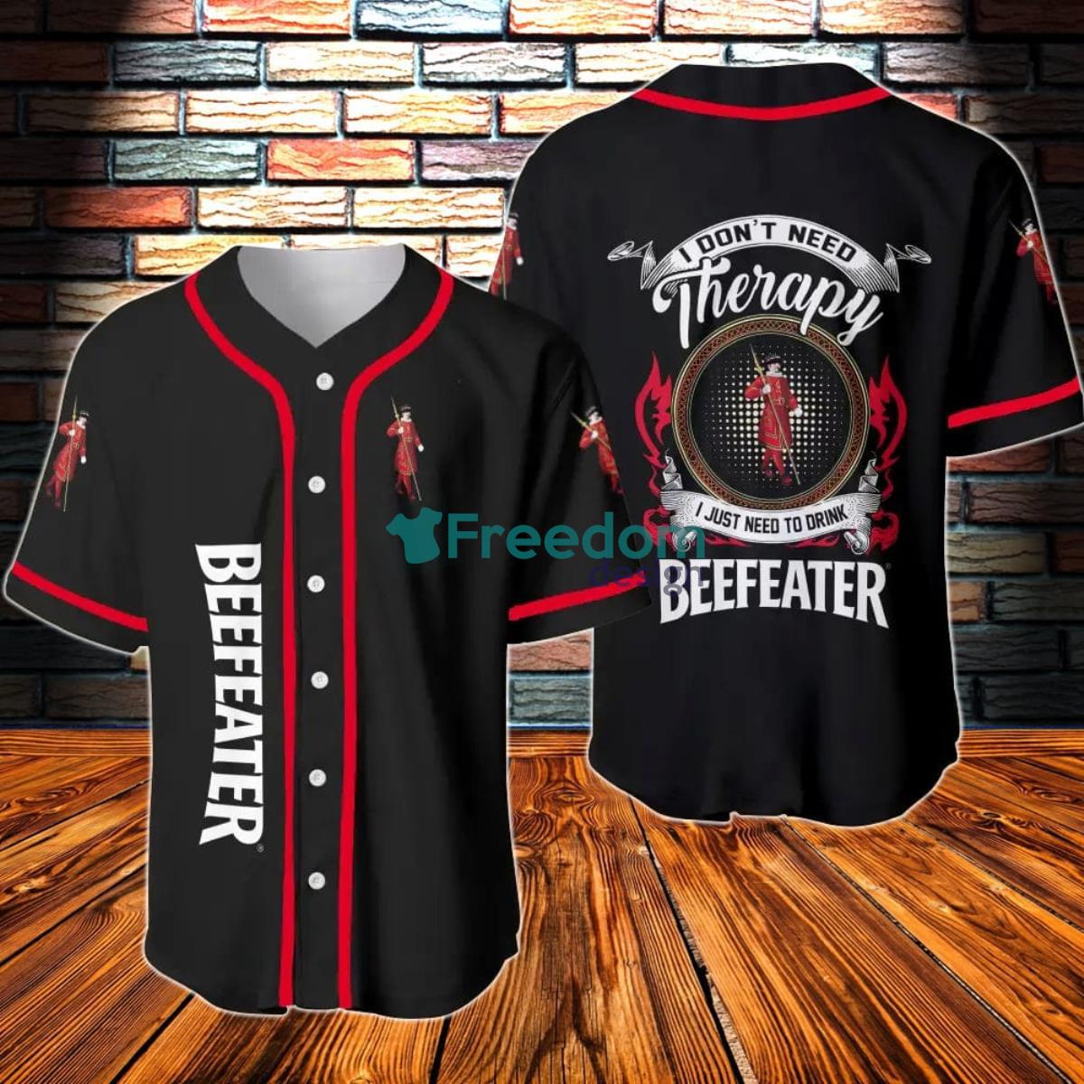 Beefeater Gin Therapy Baseball Jersey Product Photo 1