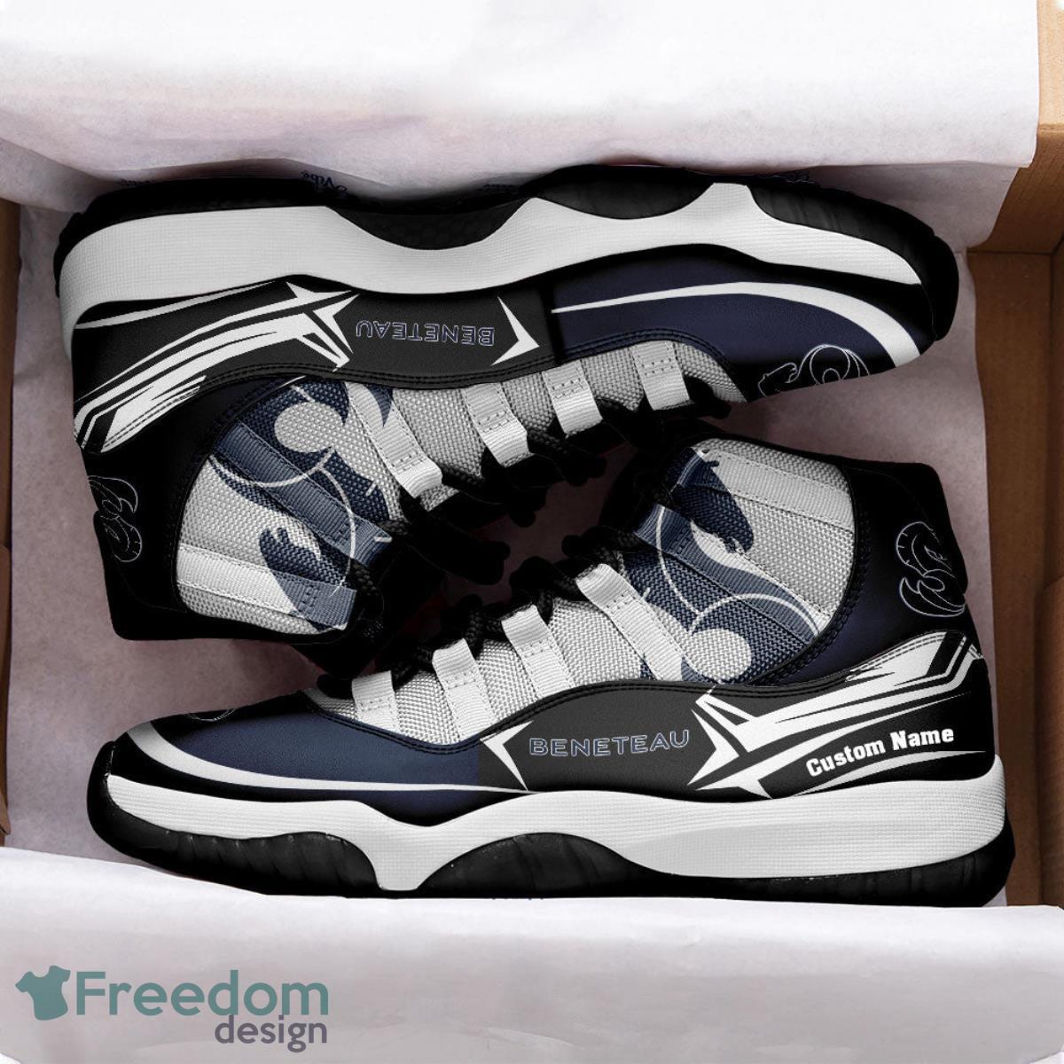 Beneteau Custom Name Air Jordan 11  Sneakers Vintage Shoes Product Photo 2