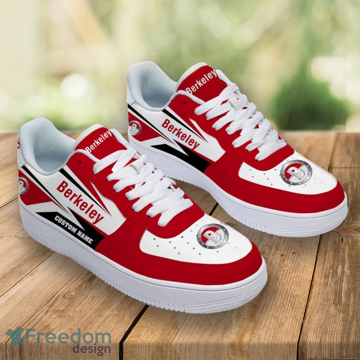 Berkeley Custom Name Air Force Shoes Sport Sneakers For Men Women Product Photo 2