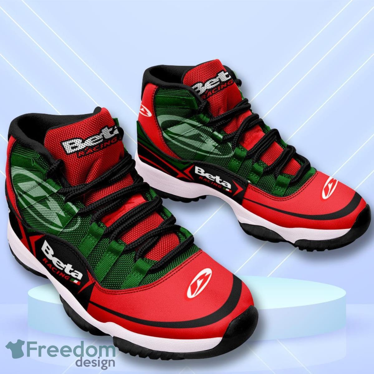 Beta Racing Custom Name Air Jordan 11  Sneakers Vintage Shoes Product Photo 2