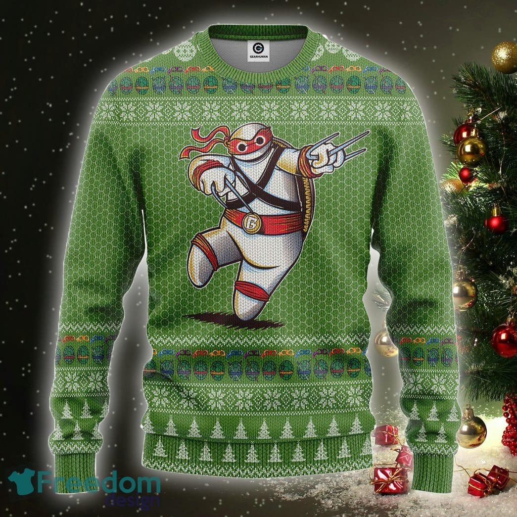 Big Ninja 6 Custom Ugly Christmas Sweater Gift For Men Women - Big Ninja 6 Custom Ugly Christmas Sweater Gift For Men Women_3
