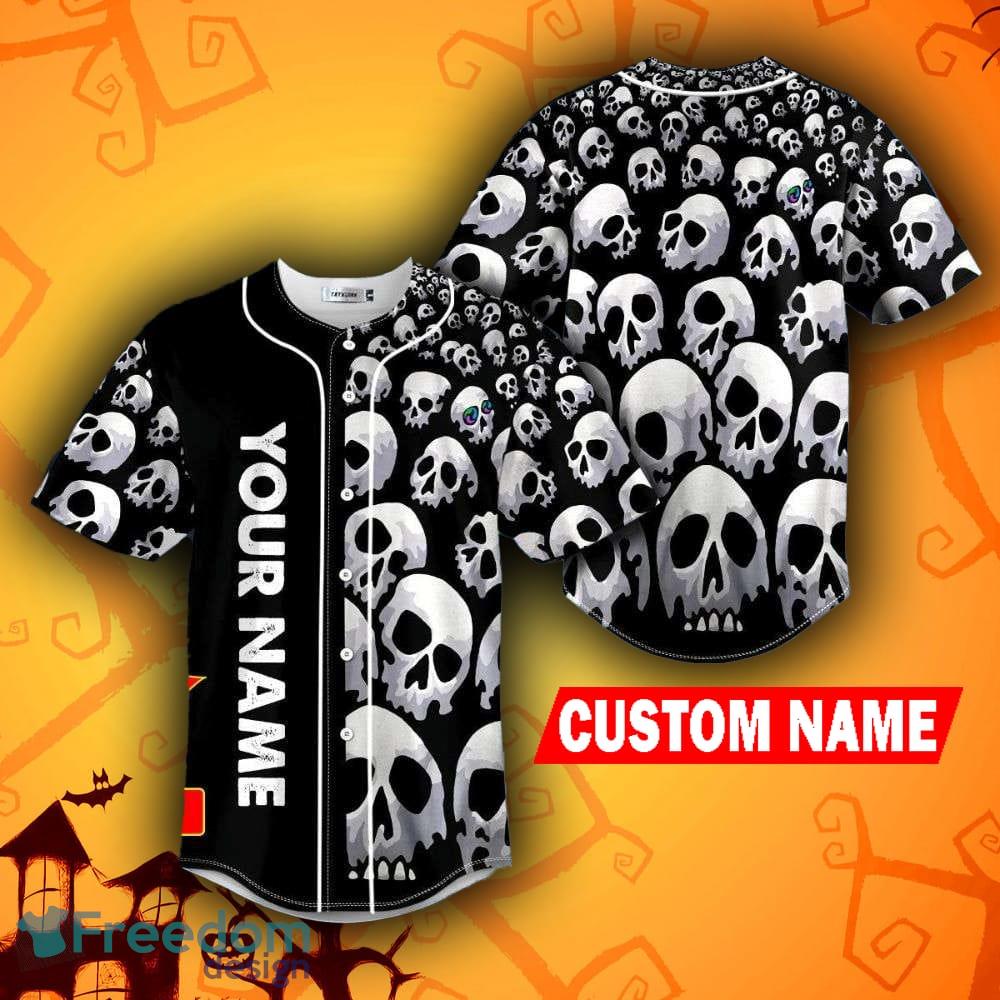 Custom San Diego Baseball Jersey Memorable Punisher Skull Camo