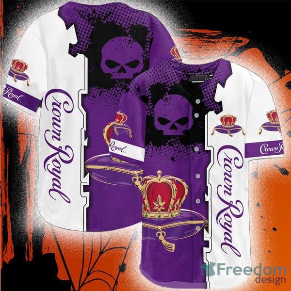 Unisex Purple Crown Royal Baseball Jersey Shirt Gift For Men And Women -  Freedomdesign