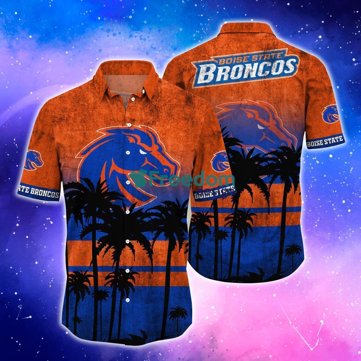 Boise State Broncos Trending Hawaiian Shirt And Shorts For Fans Product Photo 1